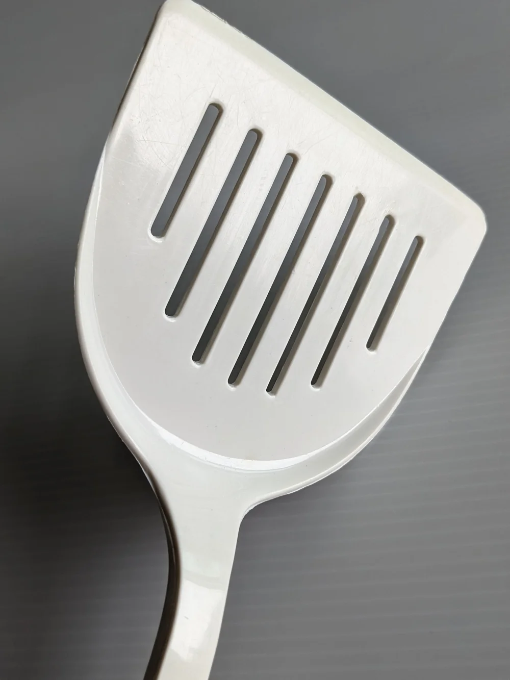 Vintage EKCO Spatula & Spaghetti Server Almond MCM Retro Kitchen USA Nylon